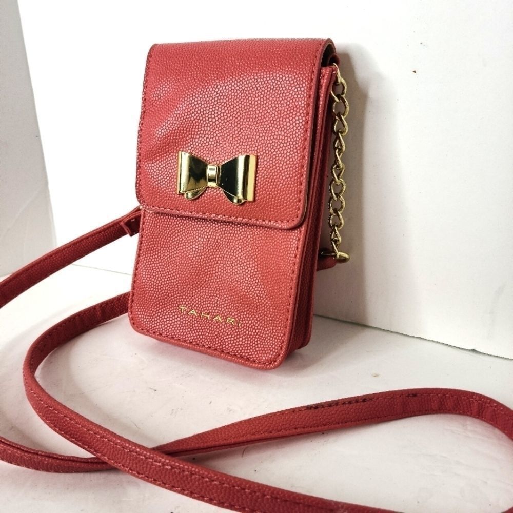 Tahari Coral Crossbody Bowtie Bag - Picture 4 of 8